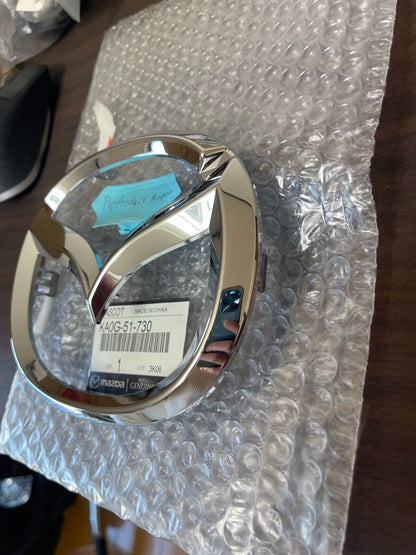 Genuine MAZDA OEM 16-19 CX-5 CX-9 CHROME FRONT GRILLE EMBLEM 2016 2017 2018 2019