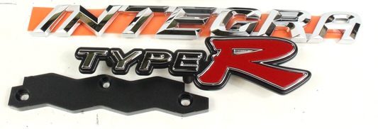 HONDA ACURA Genuine INTEGRA 05-06 DC5 Type-R RSX Red H Emblem FULL SET Badge OEM