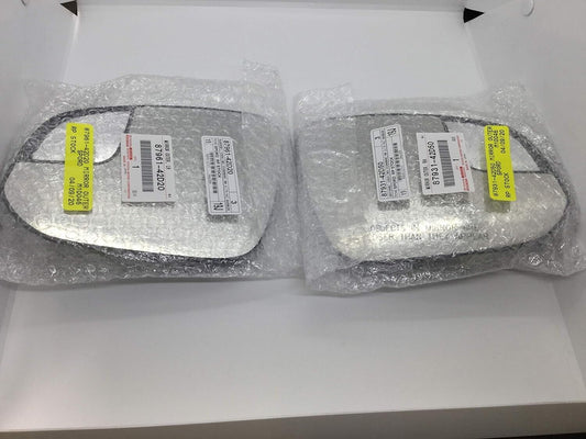 Genuine Toyota Side View Mirror Glass 2016-2018 RAV4 Heated Left Right Set OEM