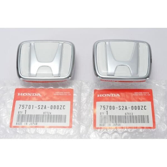 Honda S2000 S2K Genuine Front & Rear Emblem H GRAY 75700-S2A-000ZD OEM