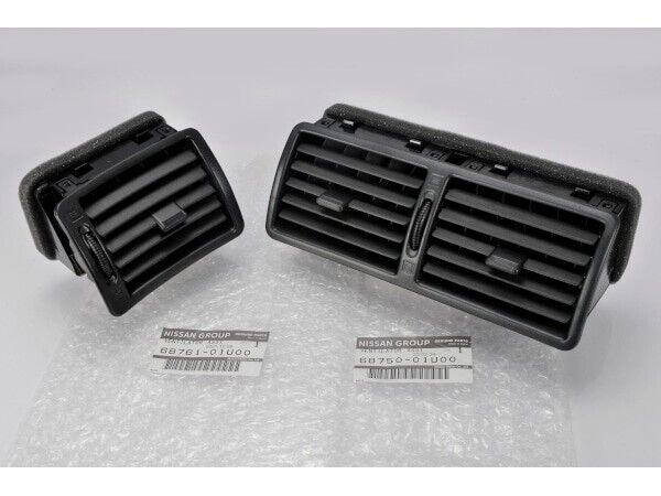 Genuine Nissan OEM Left & Center AC Ventilator Vents Kit for R32 Skyline GTR GTS