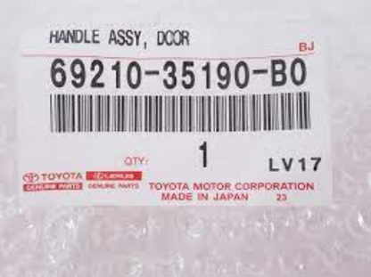 GENUINE TOYOTA OEM 10-19 4RUNNER FRONT EXTERIOR DOOR HANDLE 69210-35190-B0
