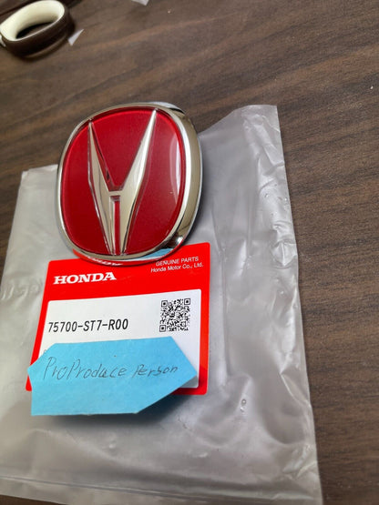Genuine Honda Acura  RED A Emblem Front and Rear 97-01 Integra DC2 Type-R