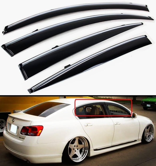 Genuine Lexus Window Rain Guard Visor  2012-2018 GS250 GS350 GS450h OEM