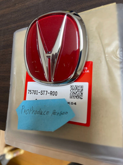 Genuine Honda Acura  RED A Emblem Front and Rear 97-01 Integra DC2 Type-R