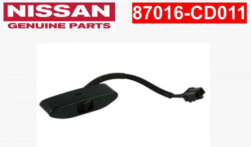 Genuine NISSAN 87016-CD011 OEM 350Z 2003-2008 Right Power Seat Switch Black