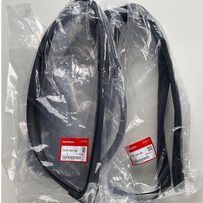 Genuine Honda OEM Door Runchannel Weatherstrip EK Civic 2DR 3DR L＆R Set 96-00
