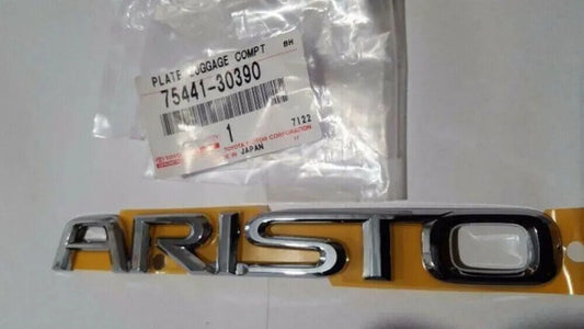 Genuine TOYOTA OEM LEXUS ARISTO GS400 Rear Trunk ARISTO Emblem Badge 75441-30390