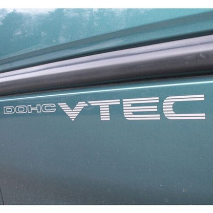 Genuine Honda DOHC VTEC Sticker 2 QTY Set 99-00 CIVIC SI EK EMI B16A2 JDM Japan