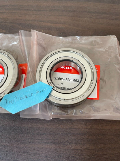 Genuine Honda Integra Type-R LSD Side bew Bearing Set 2 Pcs 91005-PPS-003 OEM