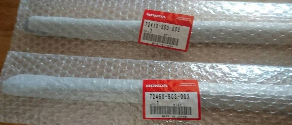Genuine HONDA Front Door Window Molding RH & LH Set ACURA INTEGRA DC1 DC2 OEM