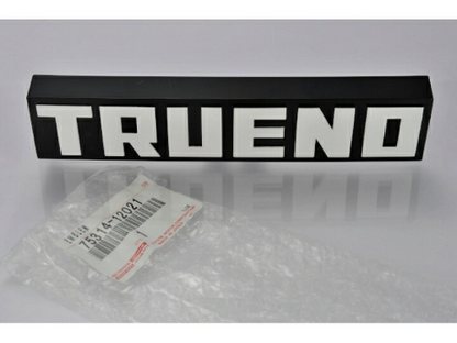 Genuine Toyota  OEM Corolla Sprinter Trueno AE86 83-87 Front TRUENO Emblem Badge