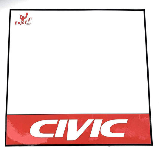 Honda Side Door Sticker Decal Civic EK9 EK4 EF9 EG6 Left and Right set JDM