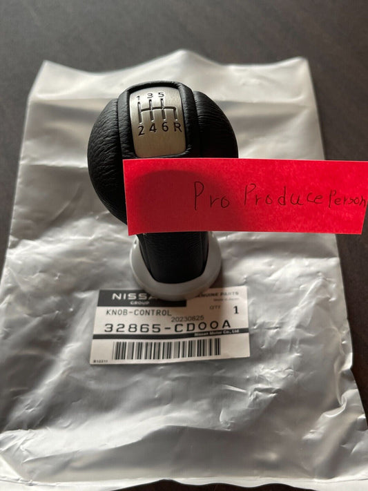 Genuine Nissan Shift Gear Transmission Knob Fairlady Z Z33 350Z Black Manual OEM