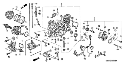 Genuine Honda Oil Pump 1992-2002 Prelude Accord (H22 engines) 15100-P5M-A01 OEM