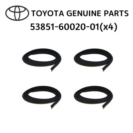Toyota Genuine 53851-60020-01 x4 Landcruiser 80 Series Wheel Arch Flare Seal OEM