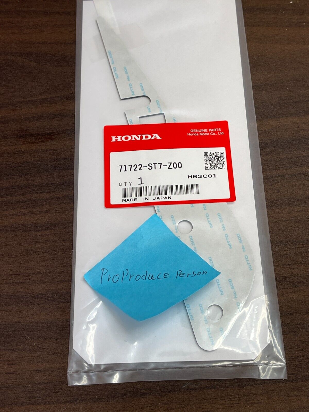 Honda Genuine Integra Type-R DC2 Wing Spoiler Sponge Gasket Set of 2 Japan New