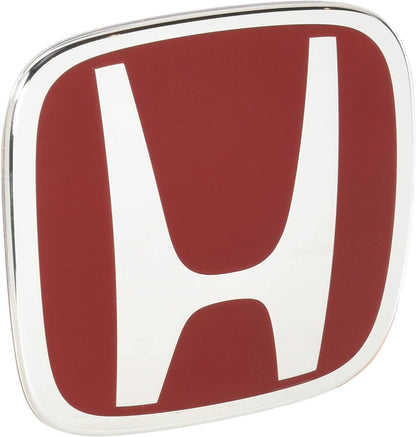 Honda Genuine Civic 4DR 06-15 RED H Front Rear Emblem JDM Fit(Jazz) From Japan