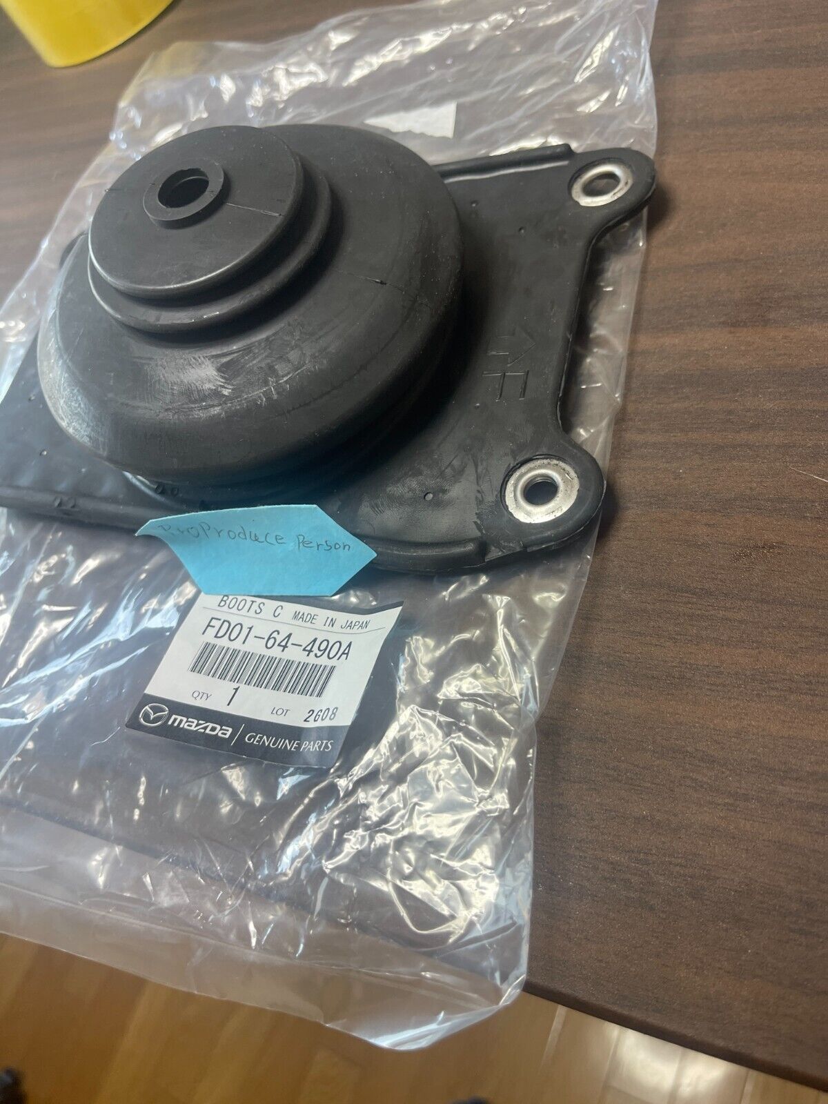 Mazda RX-7 Middle Shifter Dust Boot 1993-2002 FD01-64-490A Genuine OEM