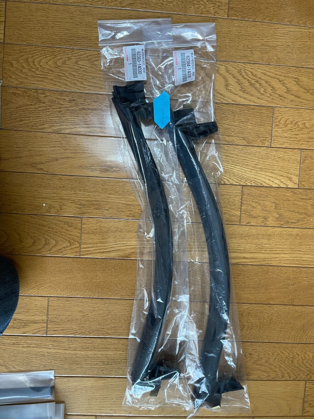 Genuine TOYOTA Supra JZA80 Targa Weatherstrip Roof Side Rail Left & Right