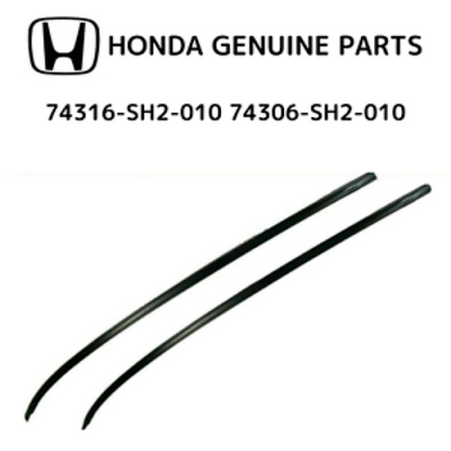 Genuine HONDA Roof Side Molding Trim CR-X EF8 SiR 88-91 Right & Left Set OEM