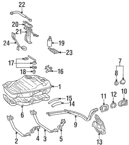 Genuine Toyota OEM Lexus Land Cruiser 1991-97 LX450 FZJ80 FJ80 Fuel Sender Gage