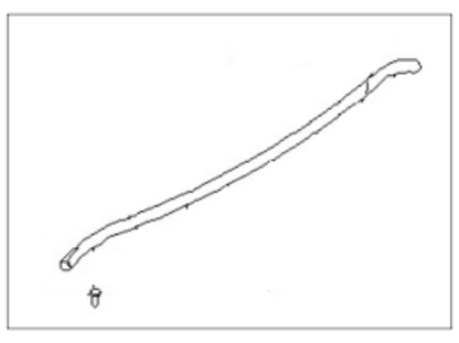 Genuine NISSAN 200SX 240SX SILVIA S14 S15 Cowl Top Sealing Rubber 66830-65F00