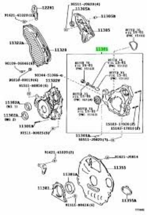 Genuine Toyota OEM LAND CRUISER 1HDFT 1HZ Oil Pump 11301-17030 F/S