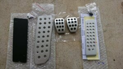 Genuine MAZDA OEM MX-5 MX5 MIATA ND ROADSTER ND5RC Aluminum Pedal & Footrest Set