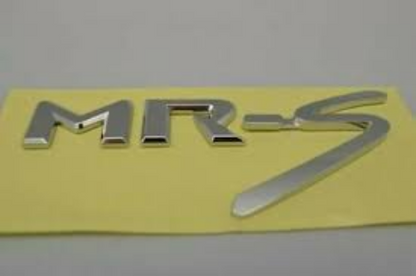Genuine TOYOTA OEM MR2 Spyder MRS Rear Emblem Badge Chrome 75471-17130