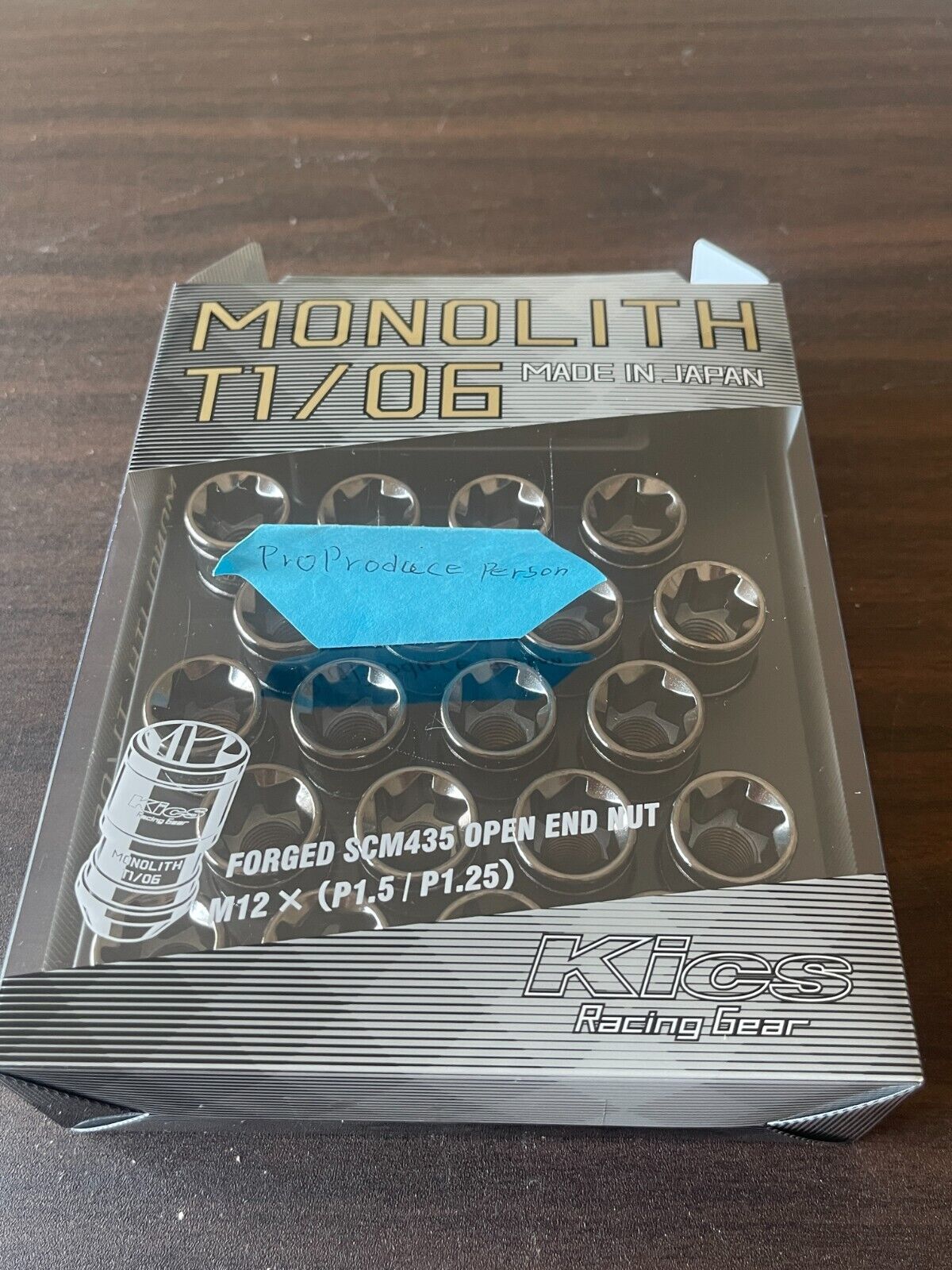 Genuine KYO-EI KICS MONOLITH T1 / 06 [ M12 X P1.5] 20PCS OEM MN01GK