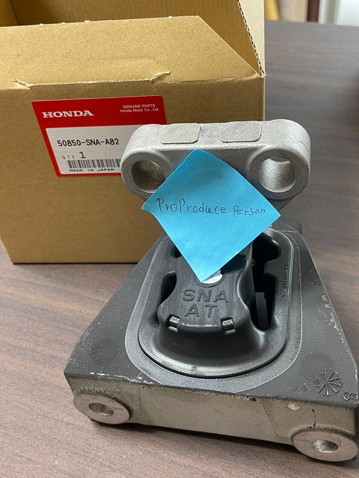 Genuine Honda Civic Automatic Transmission Mount 1.8L L4 50850-SNA-A82 OEM