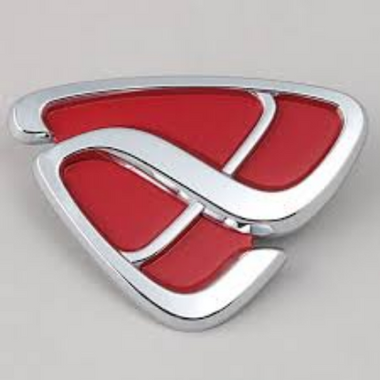 Genuine MAZDA OEM Anfini RX-7 FD3S RED Emblem Front & Rear Set Back Ornament