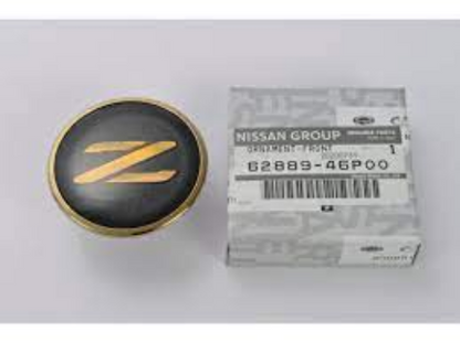 NISSAN OEM Fairlady Z Z32 HZ32 CZ32 300ZX Front Bonnet Hood Emblem Gold Budge
