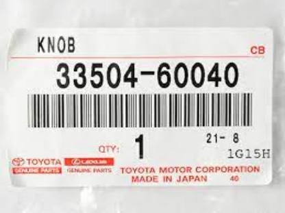 GENUINE TOYOTA OEM 81-87 LAND CRUISER FJ60 BJ60 4-SPEED SHIFT LEVER KNOB