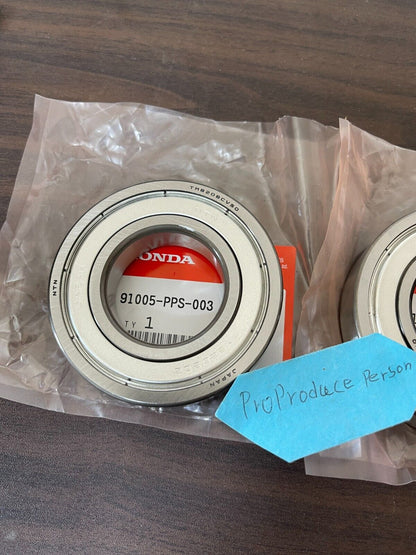 Genuine Honda Integra Type-R LSD Side bew Bearing Set 2 Pcs 91005-PPS-003 OEM