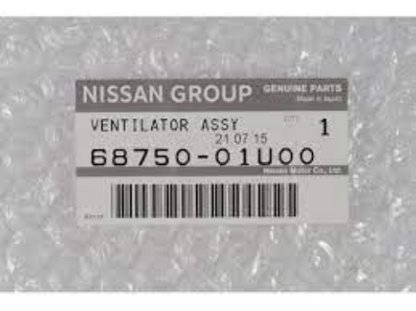 Genuine Nissan OEM Center A/C AC Ventilator for R32 Skyline GTR GTS 68750-01U00