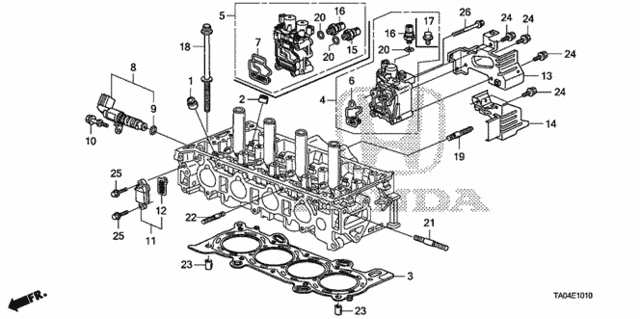Genuine Honda Engines Head Gasket Acura TSX K24Z7 2009-2014 OEM 12251-R40-A01