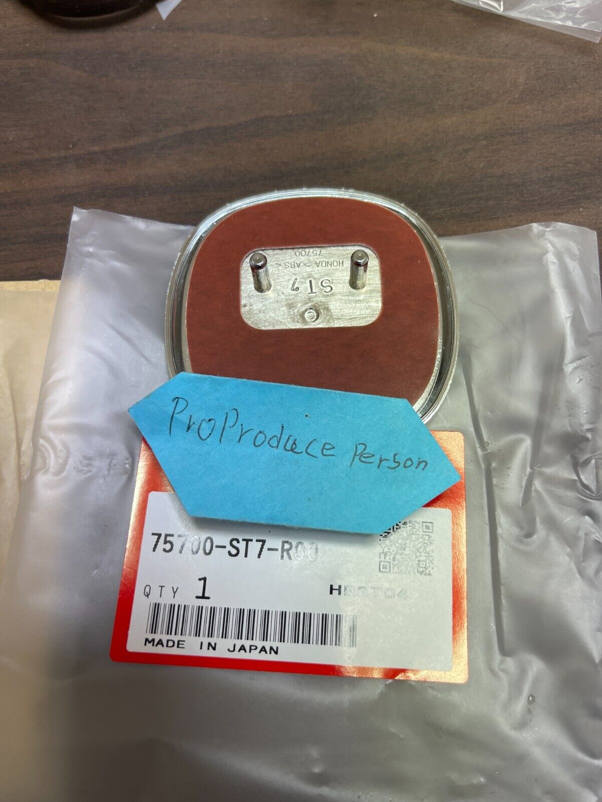 Genuine Honda Acura  RED A Emblem Front and Rear 97-01 Integra DC2 Type-R