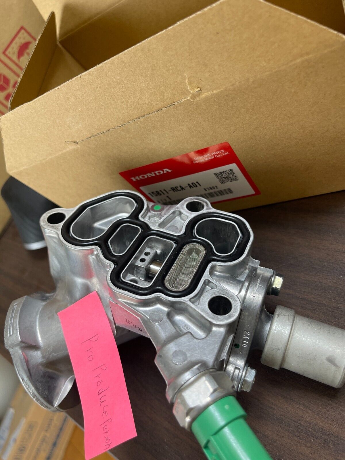 Honda Genuine Acura Spool Valve Assembly 15811-RCA-A01 ACCORD PILOT RODGELINE