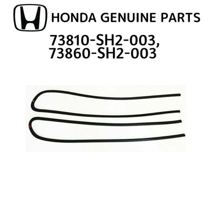 Genuine Honda CRX 88-91 Driver & Passenger Quarter Window Glass Outside Molding