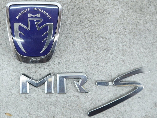 Toyota Genuine MR-S Blue Front Rear Emblem Set 75314-17030 75471-17130 Japan New