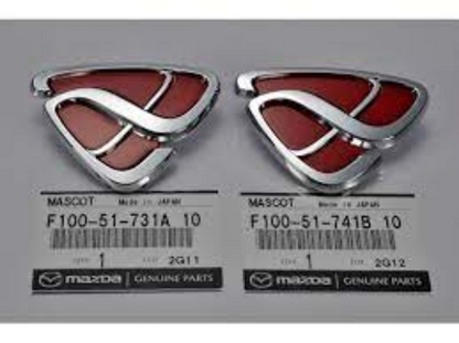 Genuine MAZDA OEM RX-7 FD3S Anfini Badge Emblem RARE ITEM JDM front rear Set