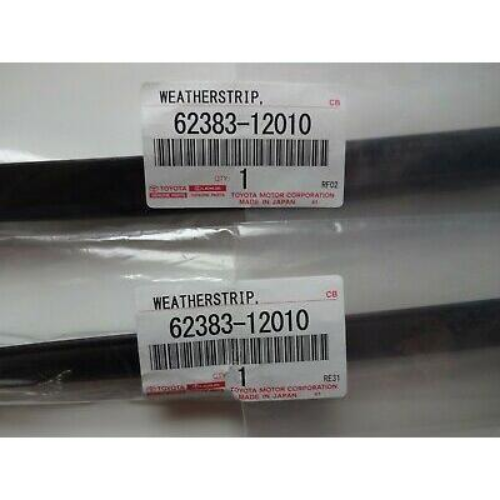 Genuine Toyota AE86 83-87 Corolla cp COUPE Roof Side Rail Weather strip L&R set
