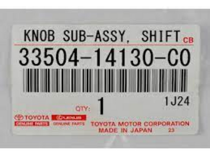 Genuine Toyota OEM Supra JZA80 2JZGTE 6Speed Manual Shift Knob 33504-14130-C0