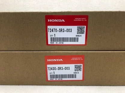 Honda Genuine Civic 92-95 2 3 dr LH&RH Door Garnish Trim Pillar Sash Set car par