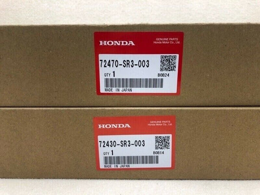 Honda Genuine Civic 92-95 2 3 dr LH&RH Door Garnish Trim Pillar Sash Set car par