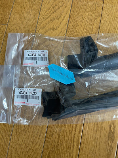 Genuine TOYOTA Supra JZA80 Targa Weatherstrip Roof Side Rail Left & Right