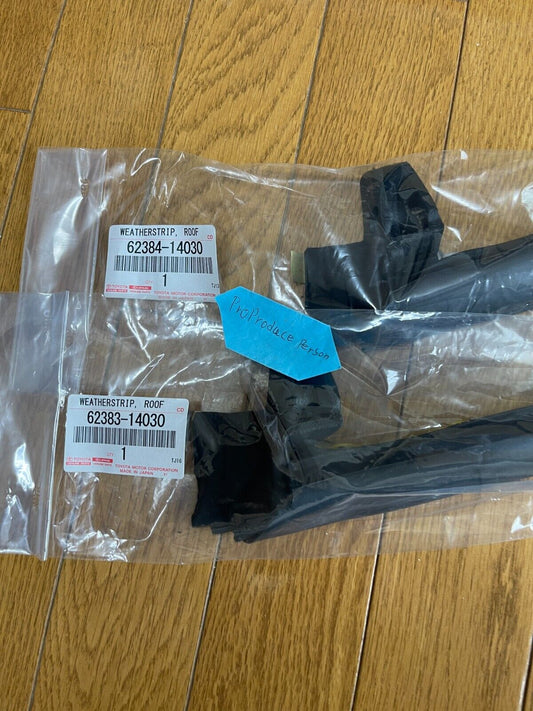 Genuine TOYOTA Supra JZA80 Targa Weatherstrip Roof Side Rail Left & Right