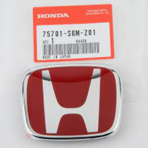 Genuine Honda OEM RSX Acura DC5 JDM RED H Type R REAR Emblem TSX CL9 FiT GD1